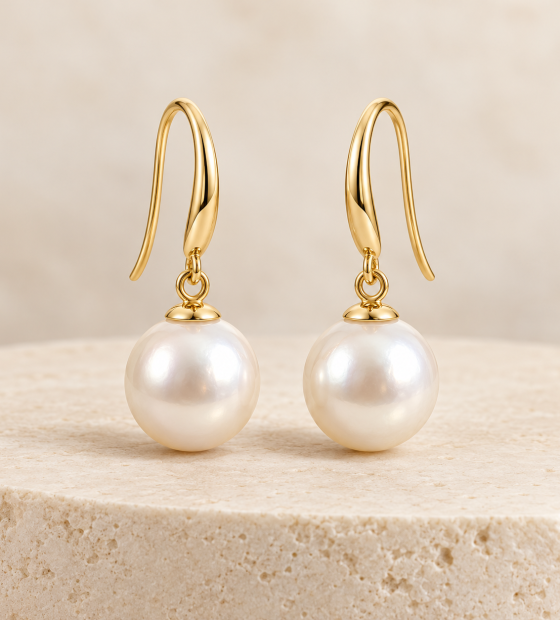 Luna Pearl Drop Earrings