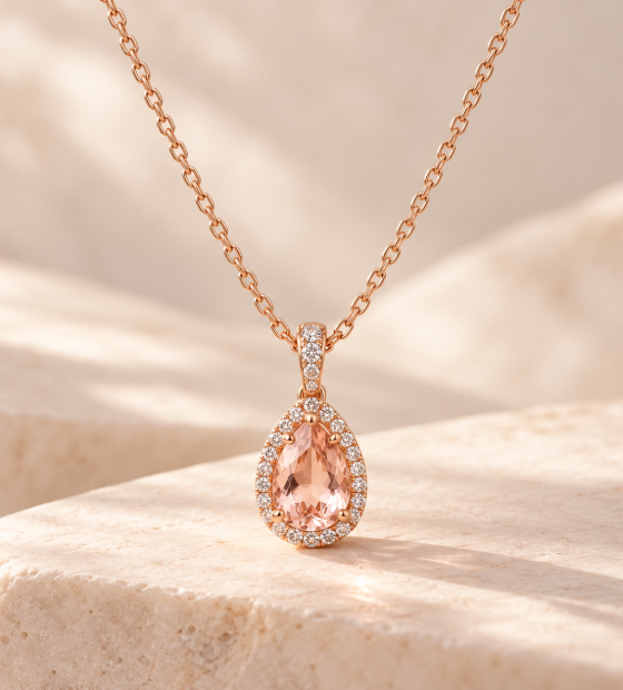 Rose Éclat Pendant Necklace
